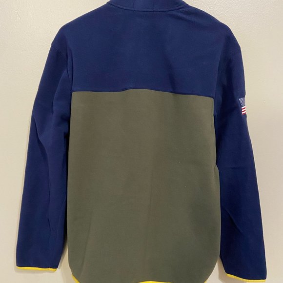 Polo Ralph Lauren Sports Men's CP 93 USA Flag Camo Hi-Tech Fleece Pullover NEW - Picture 6 of 13